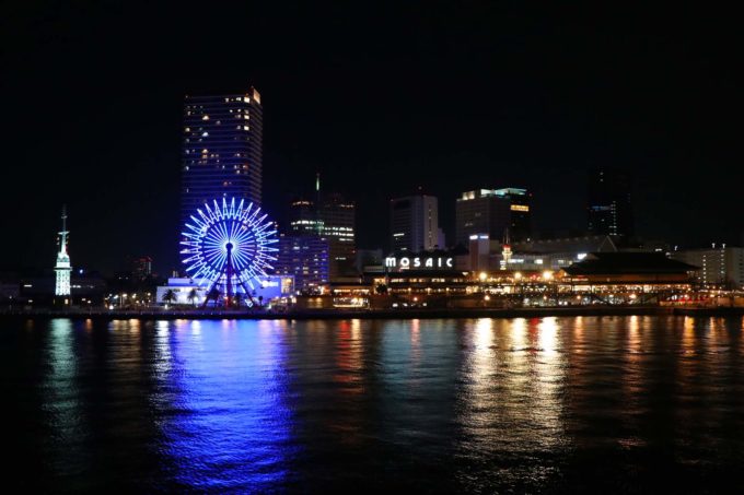 神戸モザイクの夜景